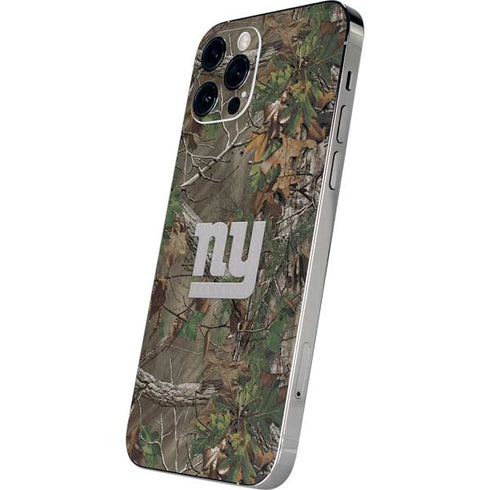 NFL New York Giants Realtree Xtra Green Camo iPhone 12 Pro Skin